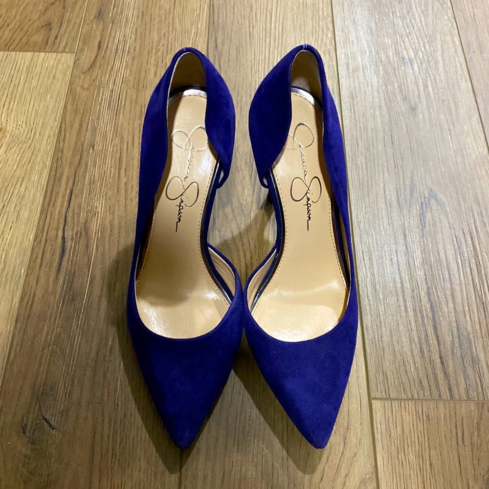 Blue Jessica Simpson heels size 7